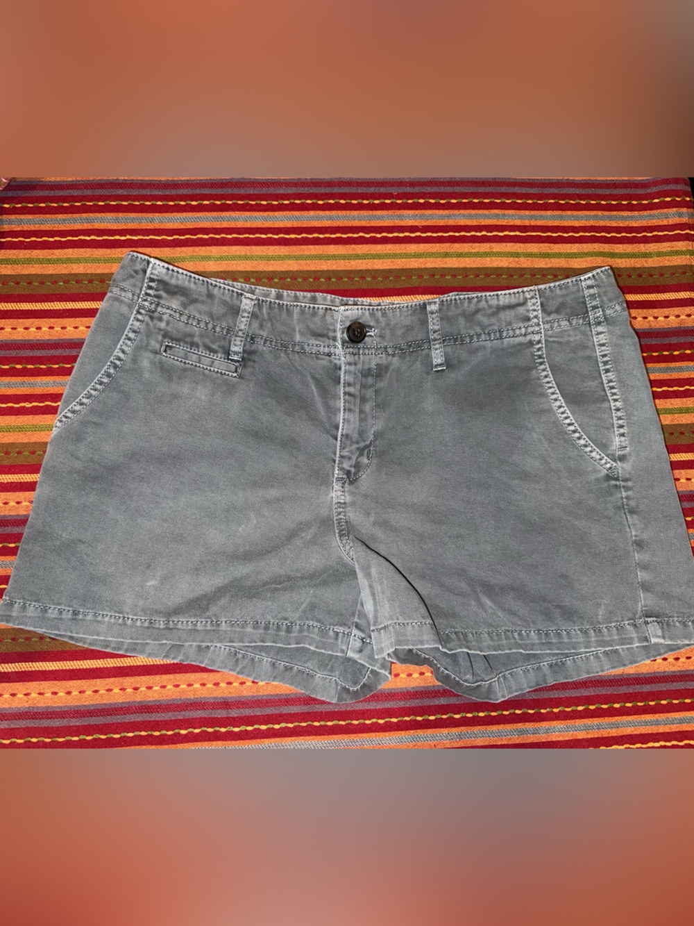 grey casual merona size 12 cotton shorts